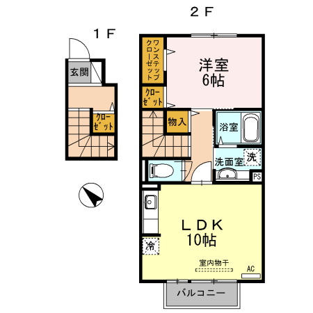 メルヴィーユの間取り
