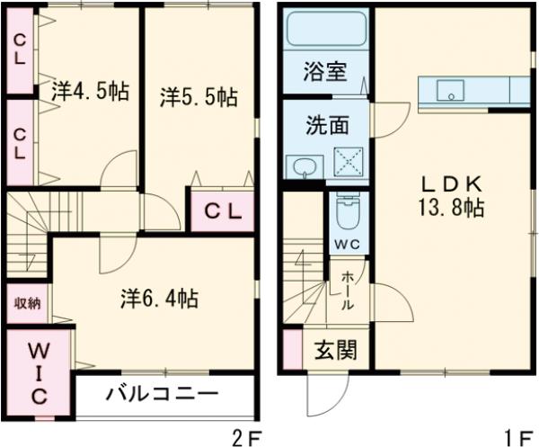 Twin Terrace笠原の間取り