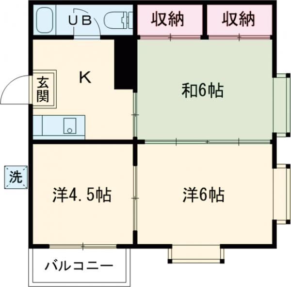 サンライズコーポの間取り