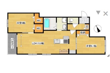 メゾンドサントル船堀の間取り