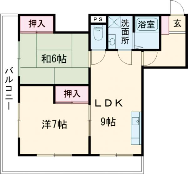 アーガスハイツの間取り
