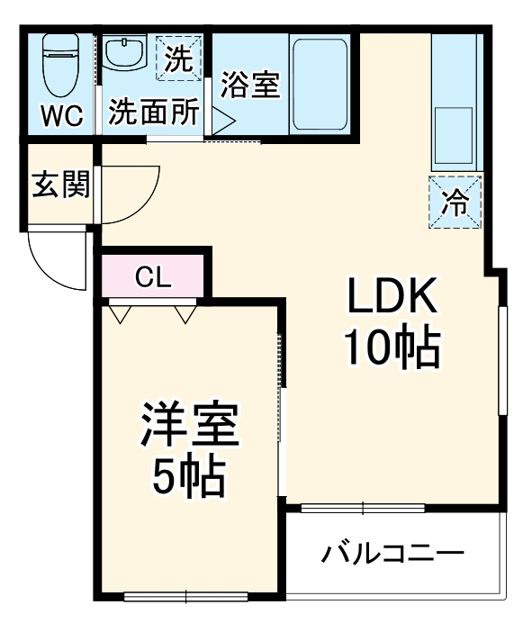 メゾン・ドゥ・アッシュ市川の間取り