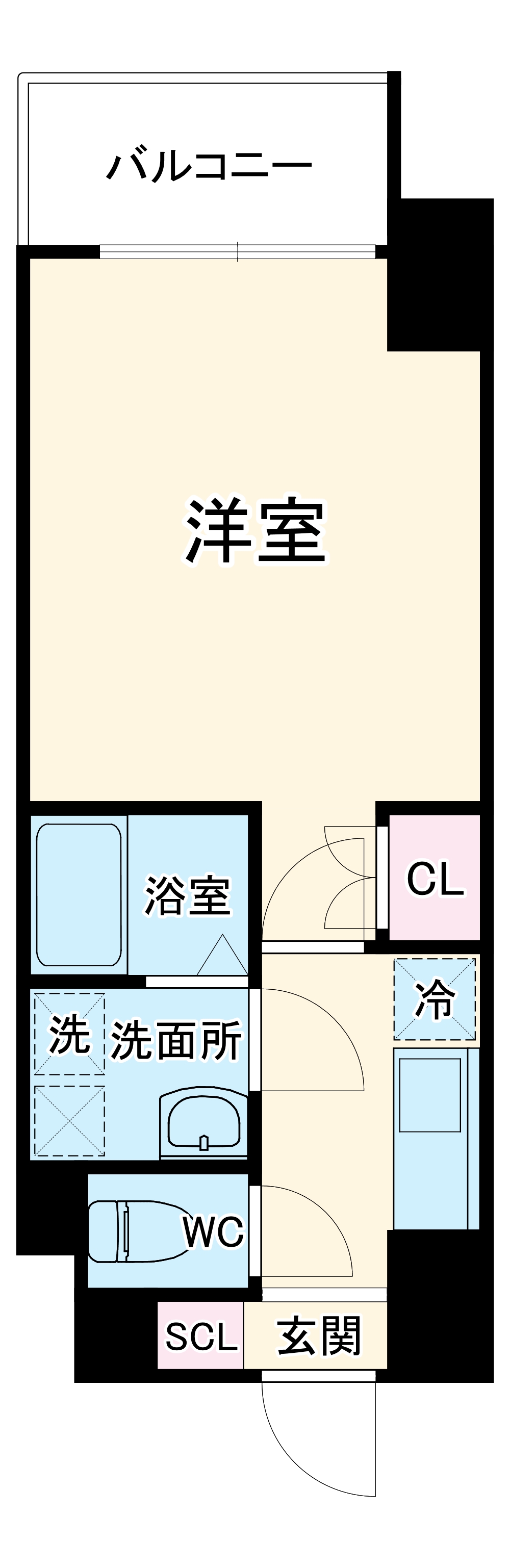 ドールマウスバンクの間取り