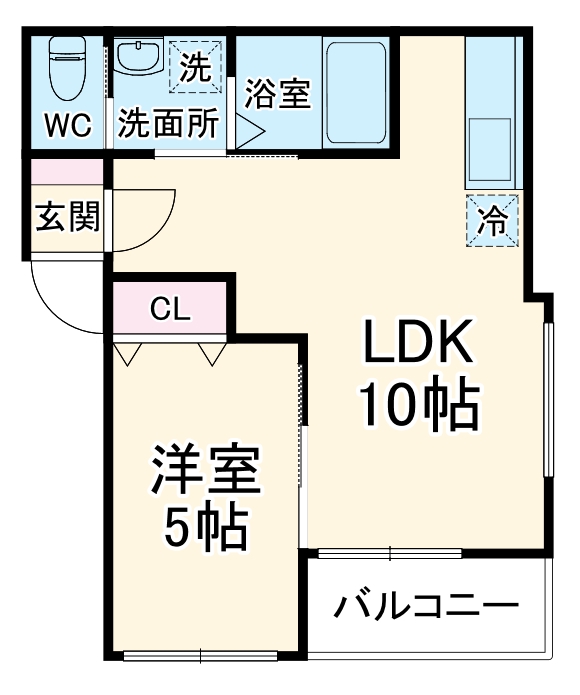メゾン・ドゥ・アッシュ市川の間取り