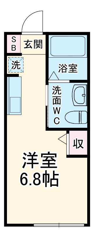 サンテラス山手Ⅰの間取り