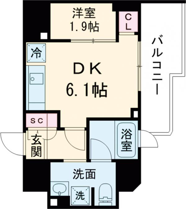 KDXレジデンス本蓮沼の間取り