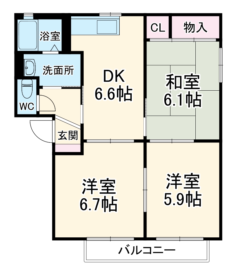 シャーロックの間取り