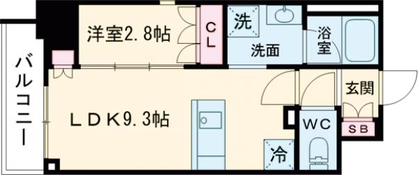 ミュプレ巣鴨駅前の間取り