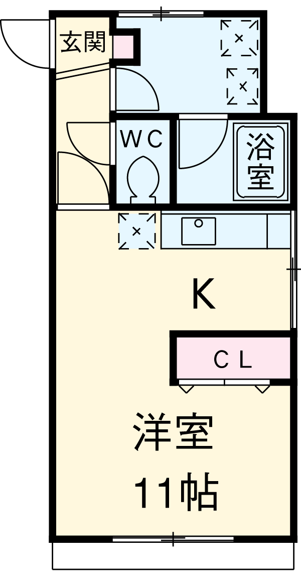 カルム町屋の間取り