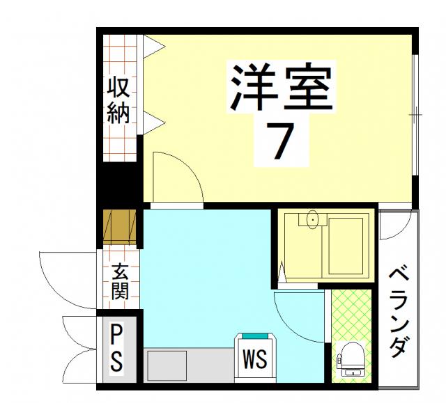 デプレ北野の間取り