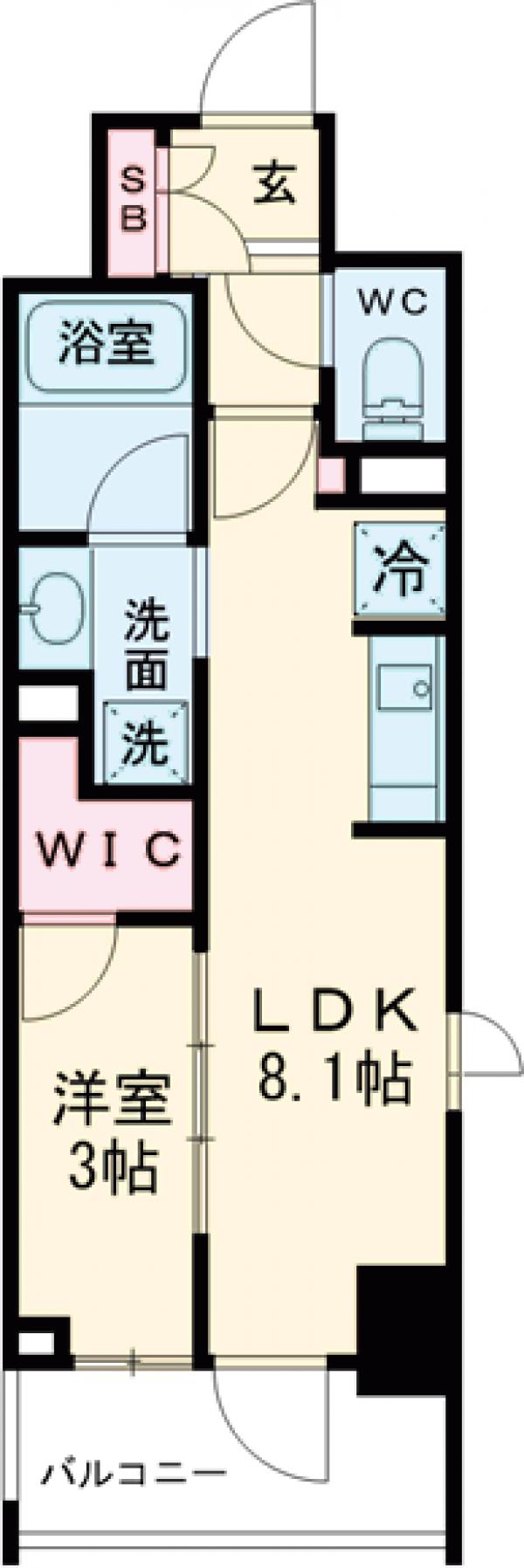 リビオメゾン東池袋の間取り