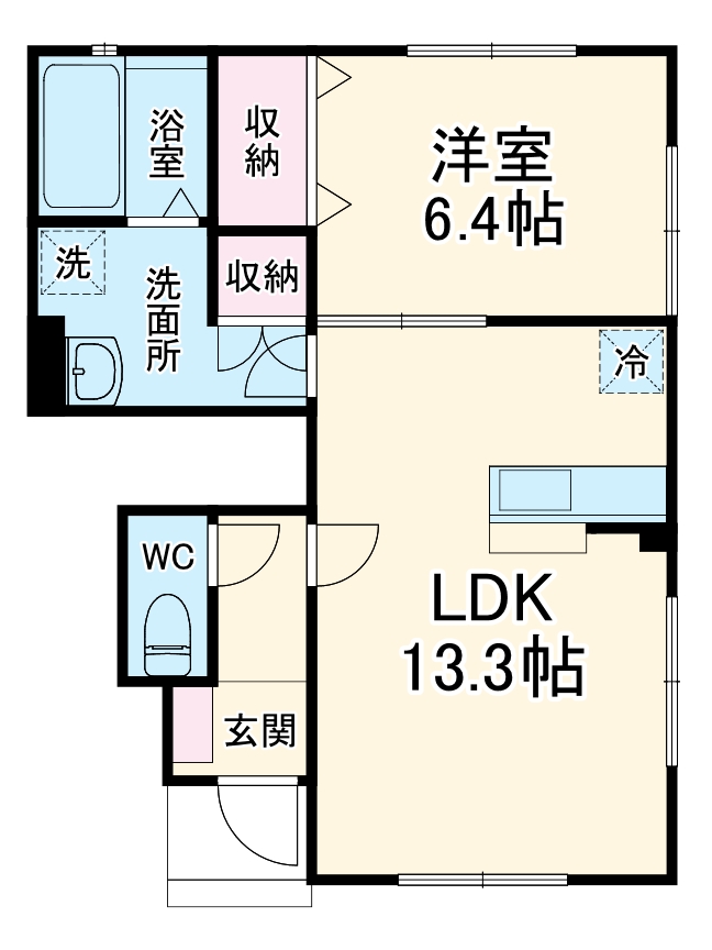 サリーレ Aの間取り