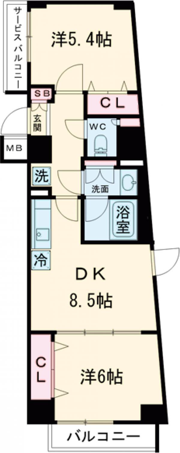 墨田区押上3丁目PJの間取り