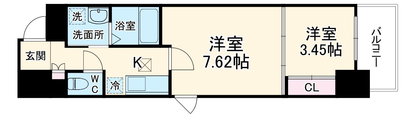 CAVANA本町の間取り
