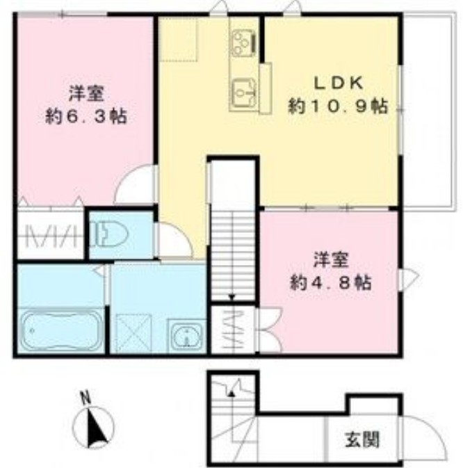 レクシアメゾンⅡの間取り