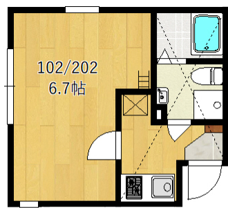 アザーレ・パッシオ向ケ丘遊園Ⅱの間取り