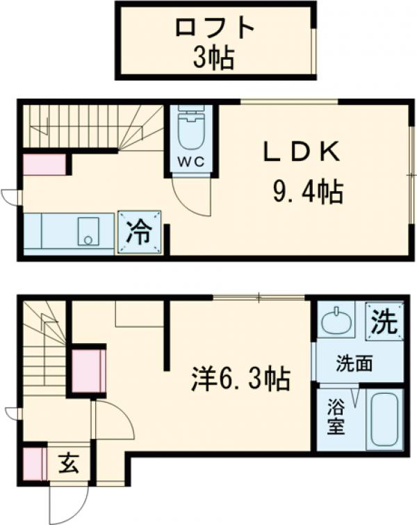 Relation青砥の間取り