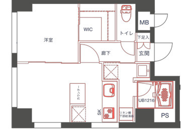 インプルーブ両国の間取り