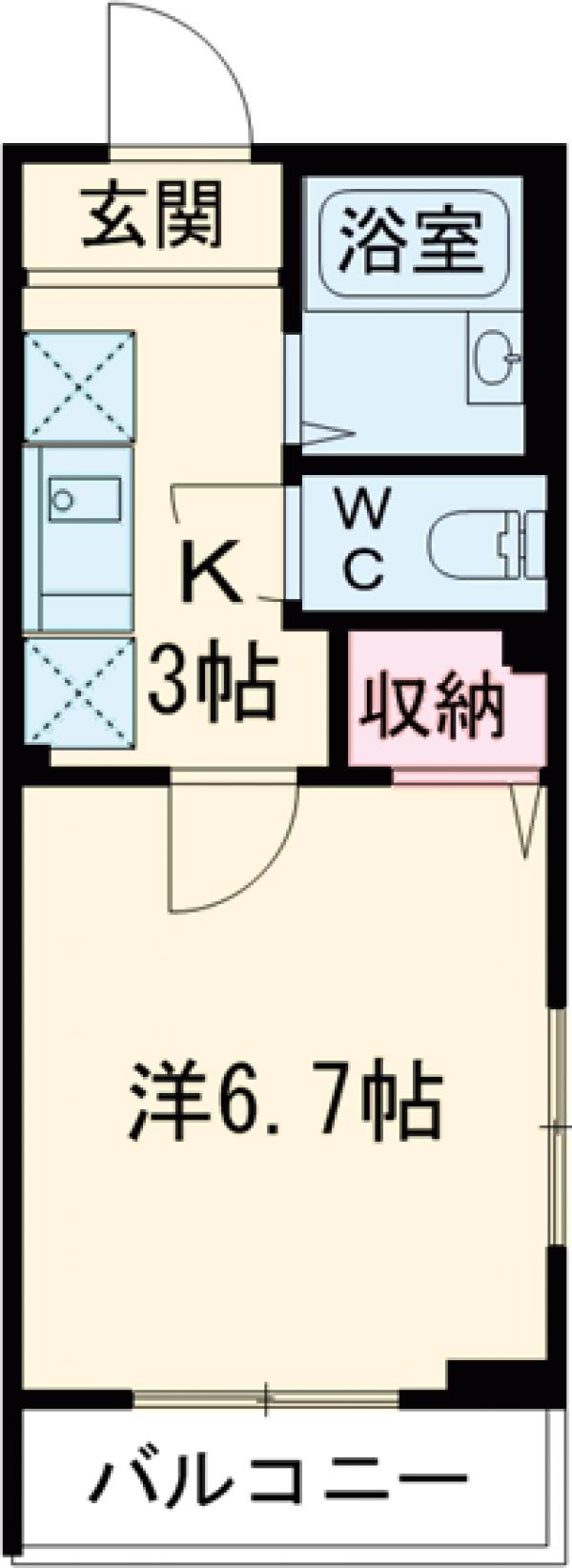カーサ凛の間取り