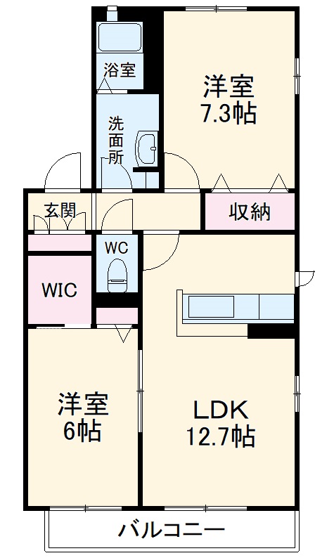 グランディールの間取り