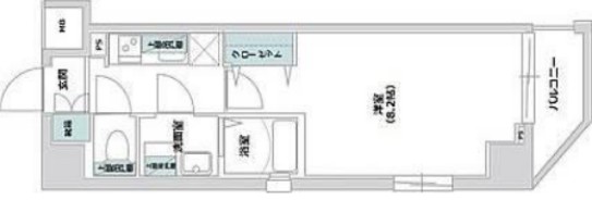 ジーベック平和島Ⅱの間取り