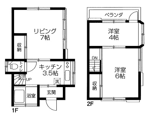 西狭山ケ丘戸建ての間取り