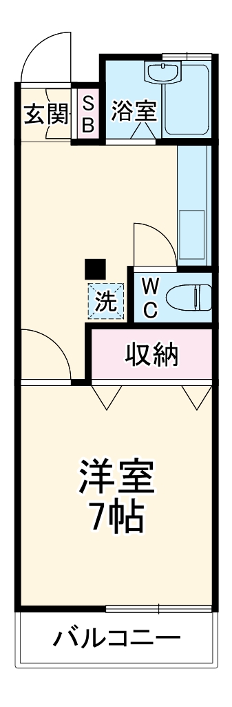 第8アサヒハイツの間取り