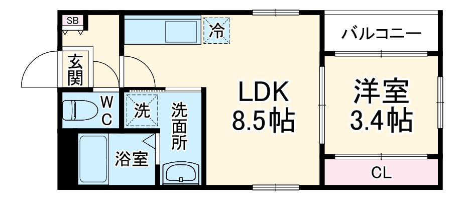 Casa Liebe 藤江の間取り