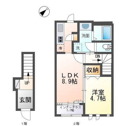 仮)箱根町仙石原アパートⅢの間取り