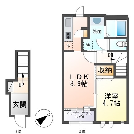仮)箱根町仙石原アパートⅢの間取り