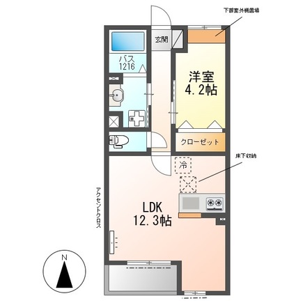Sky Fuenteの間取り
