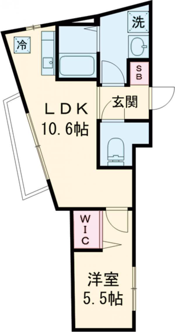 中野レーベルの間取り