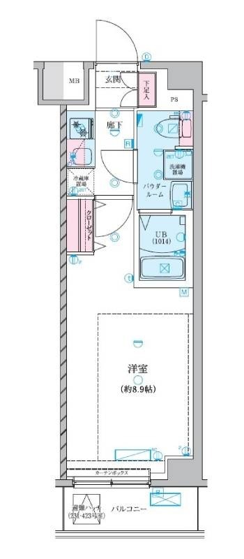 GENOVIA中野島の間取り