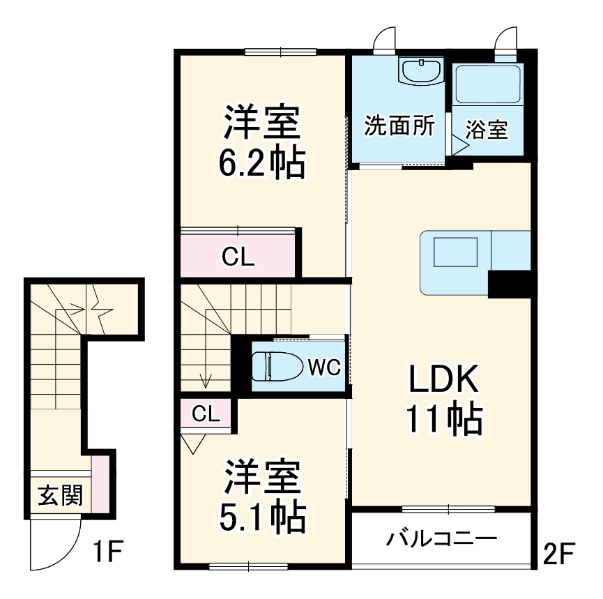 ルミエールＴＯＫＩＷＡの間取り