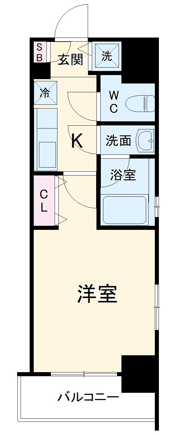 ブランシエスタ東別院の間取り