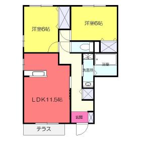 サンクオーレBの間取り