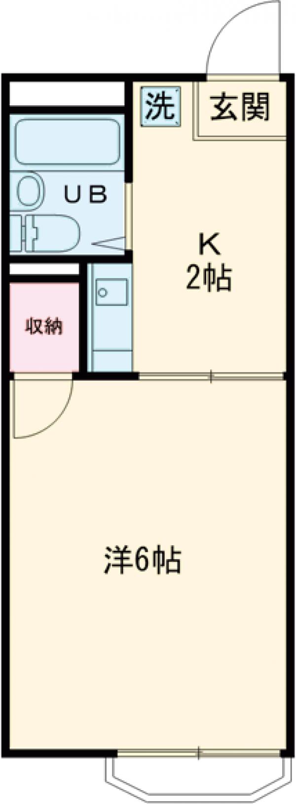 コーポサンフラワーの間取り