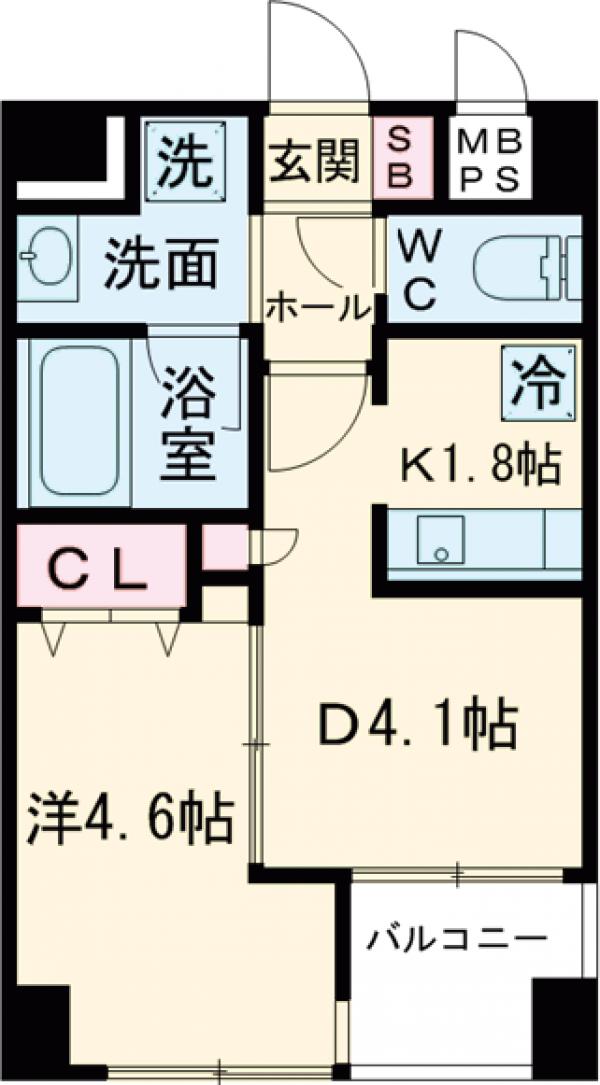 プレジールSの間取り