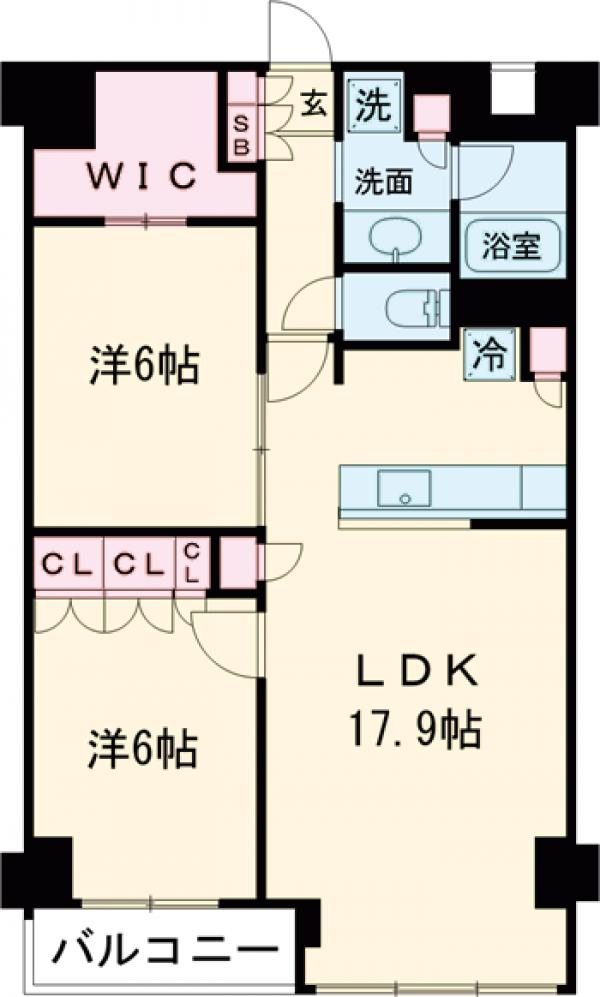 Brillia ist池尻大橋の間取り