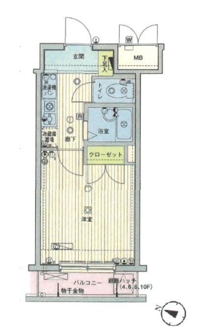 ガーラ笹塚駅前の間取り