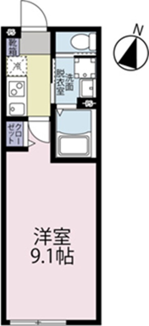 (仮称)鶴間新築アパートの間取り