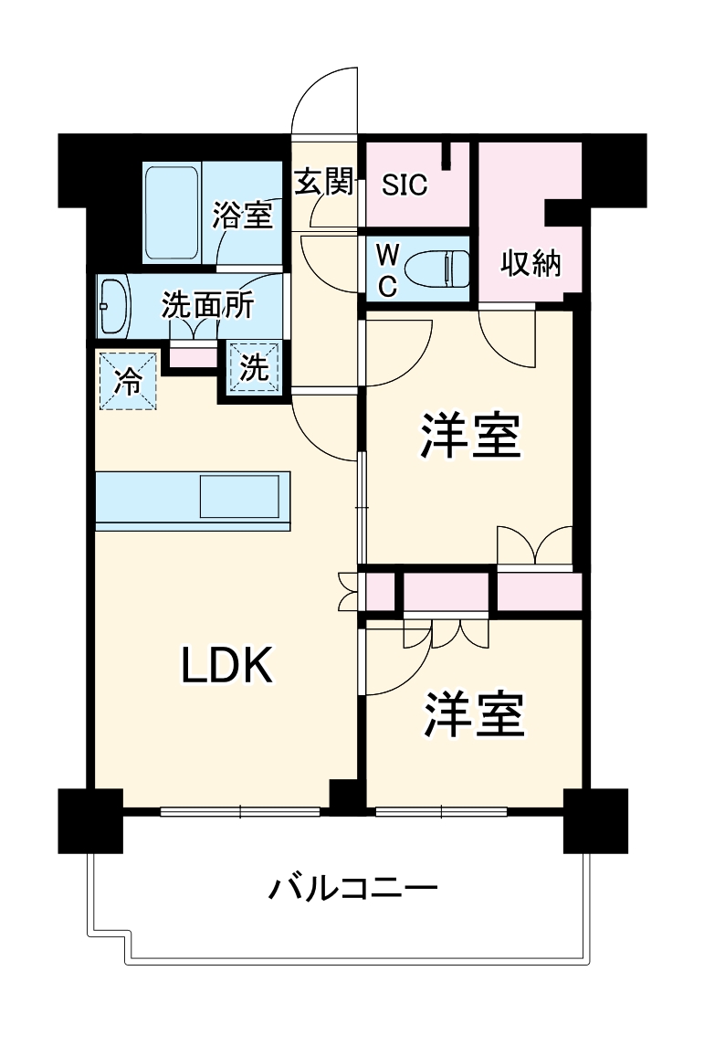 リバーレ鷺沼の間取り