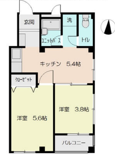 栄町ハイツの間取り