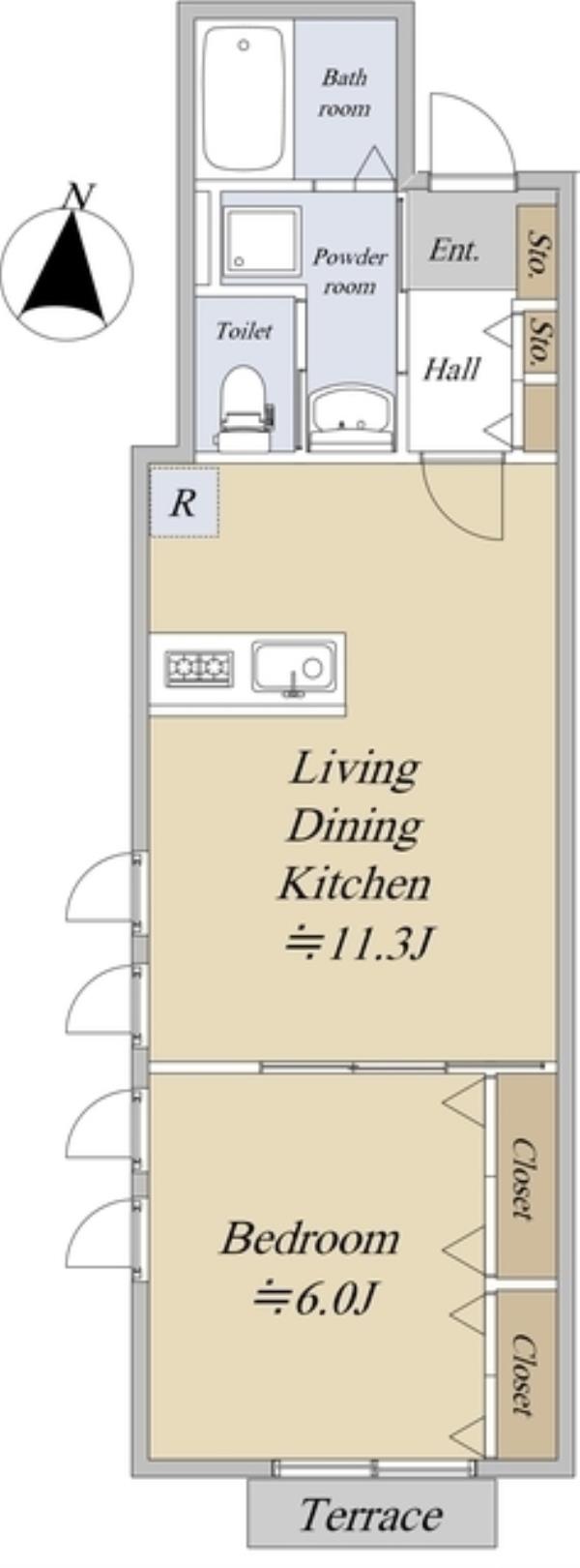 J・RENT大宮大成の間取り