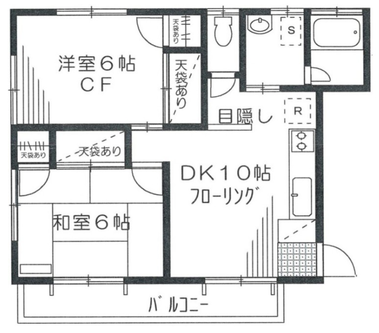 コーポさつきⅡの間取り