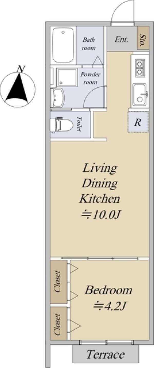J・RENT大宮大成の間取り
