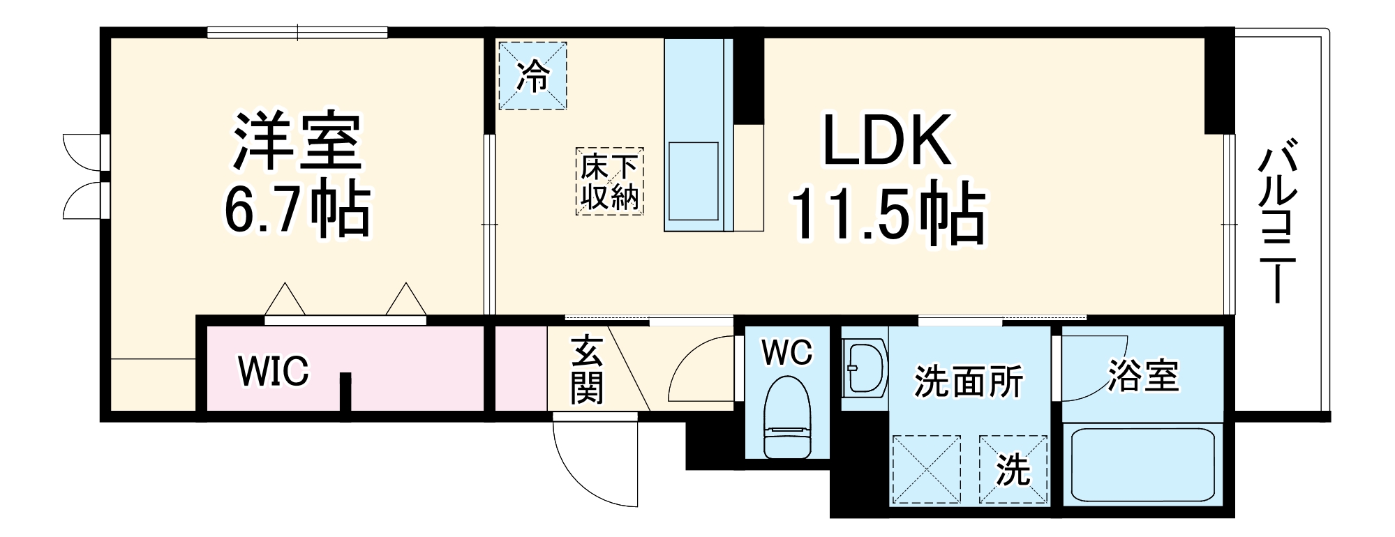 GRAND D-ROOM大秋の間取り