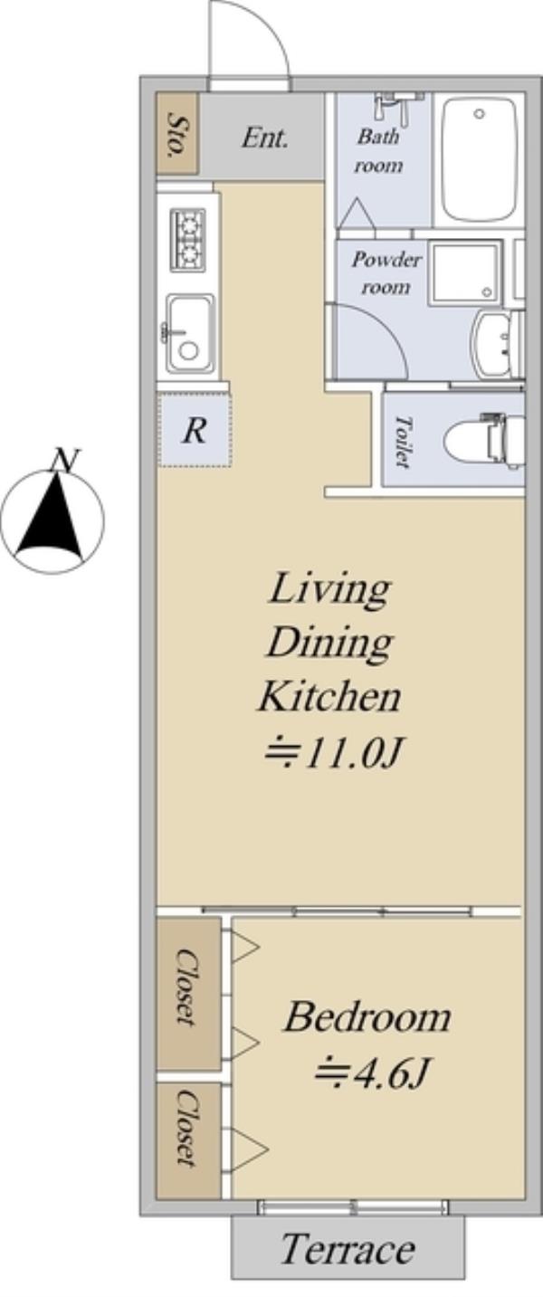 J・RENT大宮大成の間取り