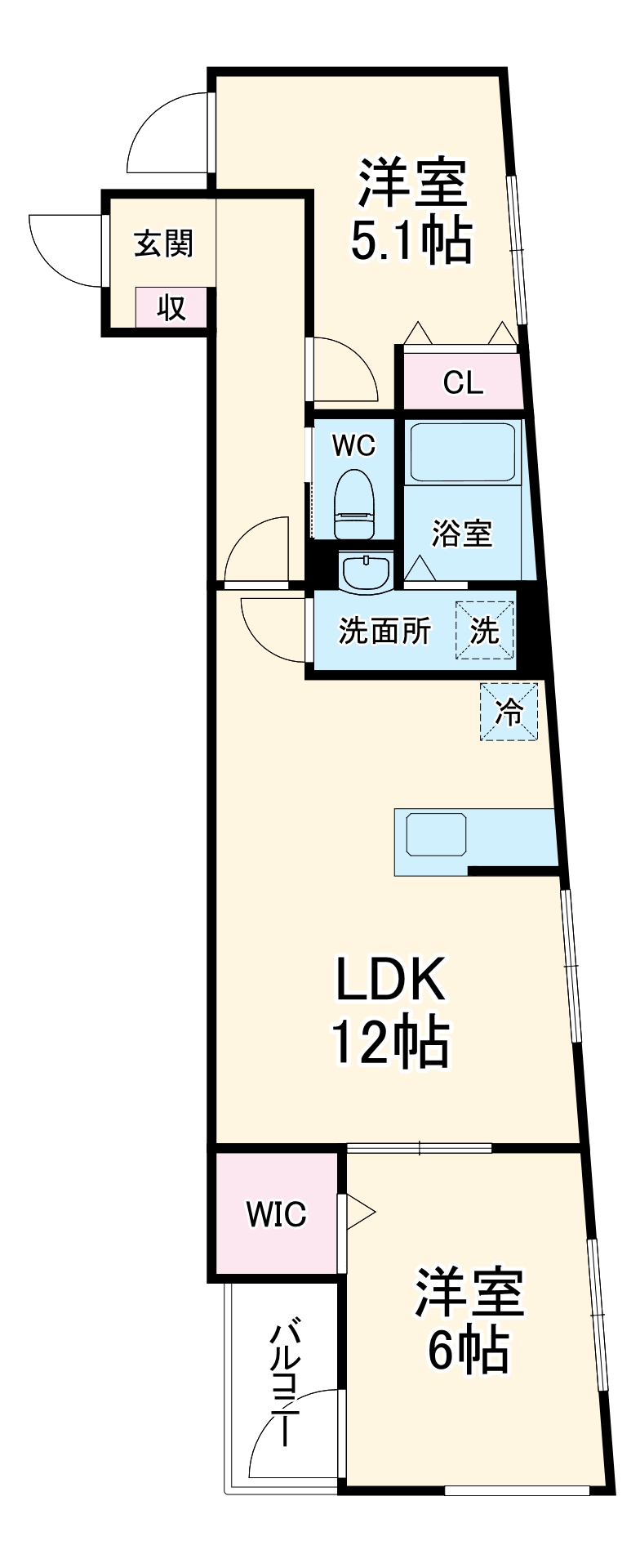 J・RENT大宮大成の間取り