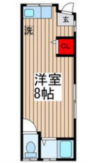 カーサタケダの間取り